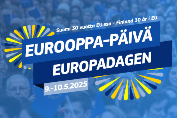 9.–10.5. Eurooppa-päivän juhlintaa Helsingissä ja Tampereella